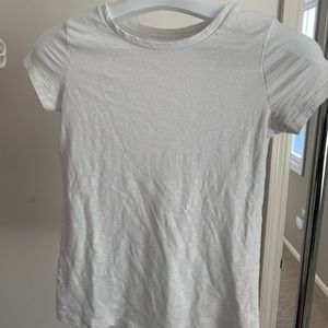 Plain white t-shirt